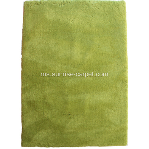 Karpet Shaggy microfiber pepejal